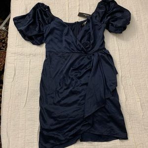 Dark blue cocktail dress